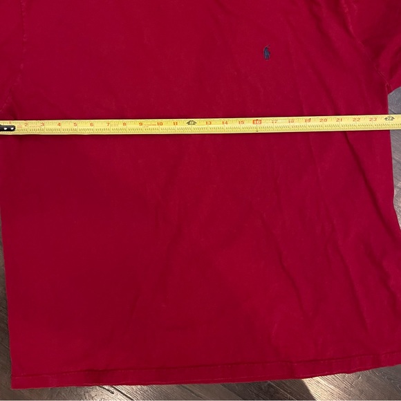 POLO RALPH LAUREN Maroon Long Sleeve Shirt Classic Pony Size XL - Picture 6 of 6